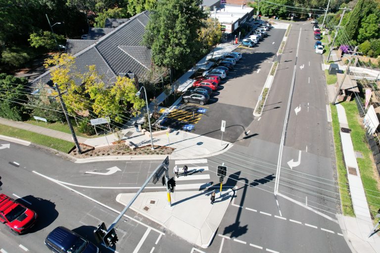 Image shows Ku-ring-gai neighborhood centre upgrade