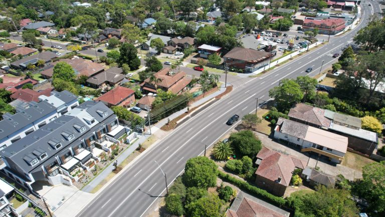 Image shows works completed at Asquith, by Convil Group